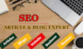 write a perfect SEO GEO content or article in french