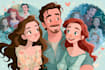 draw adorable disney style cartoon art