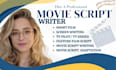 write movie script screenplay feature film script with cinematic storytelling