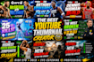 design eye catching gaming youtube thumbnails