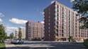 visualize 3d residential community,district landscape,urban planning,visualize 3