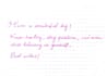 handwrite notes and letters in neat handwriting