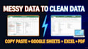 be your data entry excel pdf to csv expert