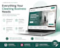 design a modern cleaning company wordpress website