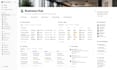 set up notion dashboard, templates, databases, and automation
