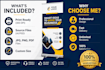 design professional roll up, pop up, pull up and retractable banner