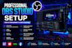 setup obs studio for professional streaming and recording