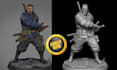 convert 2d image sketch photo to 3d printable toy figurine stl model on zbrush