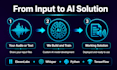 develop a custom text to speech and speech to text ai solutions