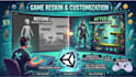 professionally reskin and customize your unity 2d and 3dgame