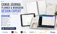 design, redesign canva journal, planner, workbook, canva ebook, digital planner