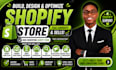 design redesign shopify store build shopify website dropshipping store