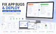 fix lovable base44 fix claude code replit supabase app bugs mvp to production