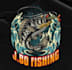 create a retro cartoon fishing logo and custom educational illustration