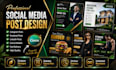 design professional social media posts