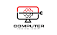 design a professional modern computer technology logo