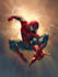 do a superhero comic illustration