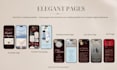 customize a luxury canva wedding website
