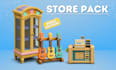 create 3d game assets props for unity and unreal engine