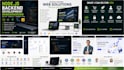 build static and node js backend website development