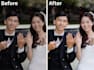 do natural wedding photo retouching and editing