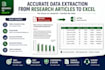 extract data from research articles into excel