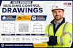 prepare building control drawings for house extensions, loft garage conversions