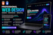 design and code modern responsive landing page HTML CSS