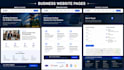 develop a responsive business website using PHP laravel