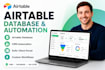 build airtable database, airtable automation, airtable crm, softr airtable