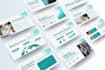 design a modern investor pitch deck or company presentation