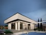 design a luxury villa facade with 3d rendering