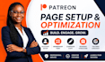 create and optimize your patreon creator page