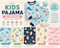 design cute seamless kids pajama fabric patterns
