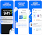 design the best modern app screenshots for play store and app store