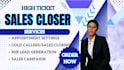 be sales closer, sales representative, sales script, sales pitch, cold calling