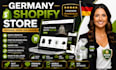 setup germany shopify store, shopify digital products, pod store germany shopify