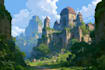 design immersive sci fi and environment concept art