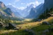 draw stylized environment art and 2d backgrounds