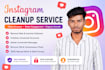 manually remove unwanted followers and clean up your social media posts