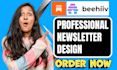 migrate substack to beehiiv newsletter design template website landing page