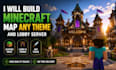 build map minecraft any theme and lobby server