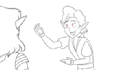 do 2d traditional animation, 2d hand drawn, frame by frame, line art animation