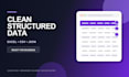 scrape, clean, and deliver structured data from any website
