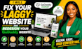 fix your laggy website and redesign your godaddy website