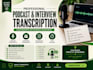 fast audio and video transcription