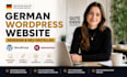 build german wordpress website redesign deutsch wordpress website elementor pro