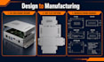 design pcb sheet metal enclosure with dxf flat pattern and manufacturing drawing