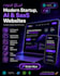 build an ai saas website, startup website and web app