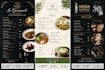create a modern and elegant menu design